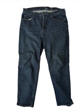 Women's Old Navy Size 16 Sky-Hi Straight Extra High Rise Secret-Slim Denim 73474